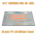Replacement 19.5 inch Display for Lenovo IdeaCentre 00XD467 00XD468 01EF765 LCD Screen Panel