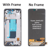 Replacement AMOLED LCD Display Touch Screen With Frame for Xiaomi Redmi Note 11 Pro+ Plus 5G 21091116UG 21091116UC