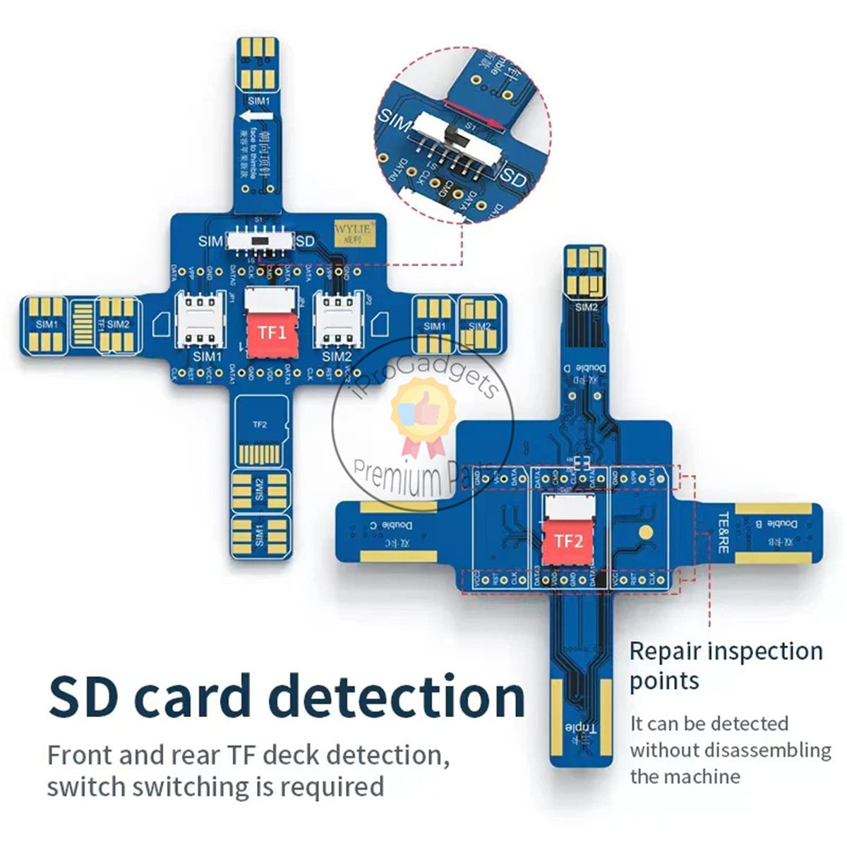 WyIie Smartphone Signal Universal Test Board Single and Dual Card ...