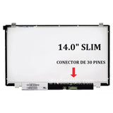 Replacement New 14.0" HD Laptop LCD Screen for B140XTN02.6 Glossy 30-Pin eDP Display Panel