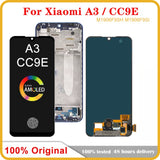 Replacement AMOLED Display Touch Screen With Frame for Xiaomi Mi A3 CC9e M1906F9SH M1906F9SI