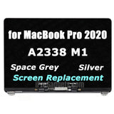 Replacement Full LCD Screen Assembly for MacBook Pro 13 M1 A2338 2020 EMC 3578 Retina Grade A Parts