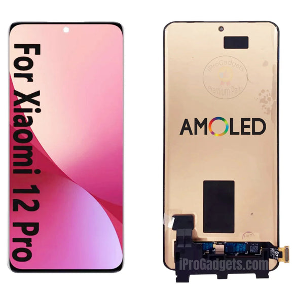 Reemplazo para Xiaomi 12 Pro 2201122C 2201122G AMOLED pantalla táctil montaje