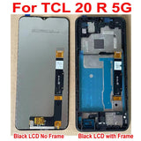 Pantalla táctil LCD de repuesto con marco para TCL 20 R 20R 5G T767 T767H