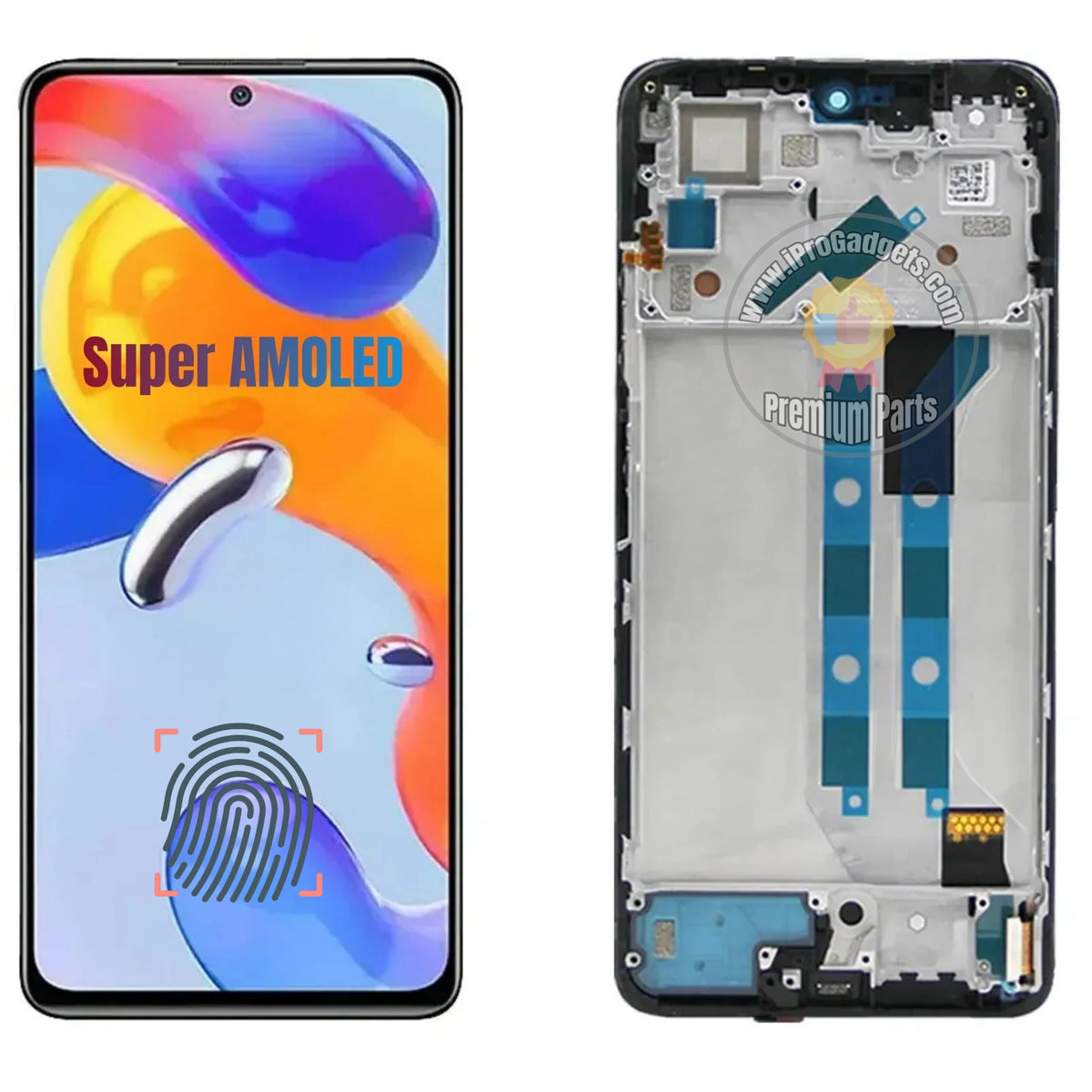 Replacement Super AMOLED Display Touch Screen With Frame for Xiaomi ...