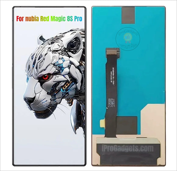 Replacement AMOLED Display Touch Screen Assembly For ZTE nubia Red Magic 8S Pro 5G