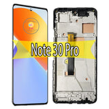 Reemplazo de pantalla AMOLED montaje de pantalla táctil con marco para Infinix Note 30 Pro X678 X678B Note 30 VIP X6710