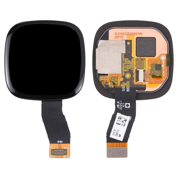 Repuesto para conjunto de pantalla LCD Fitbit Versa 4 Sense 2, color negro