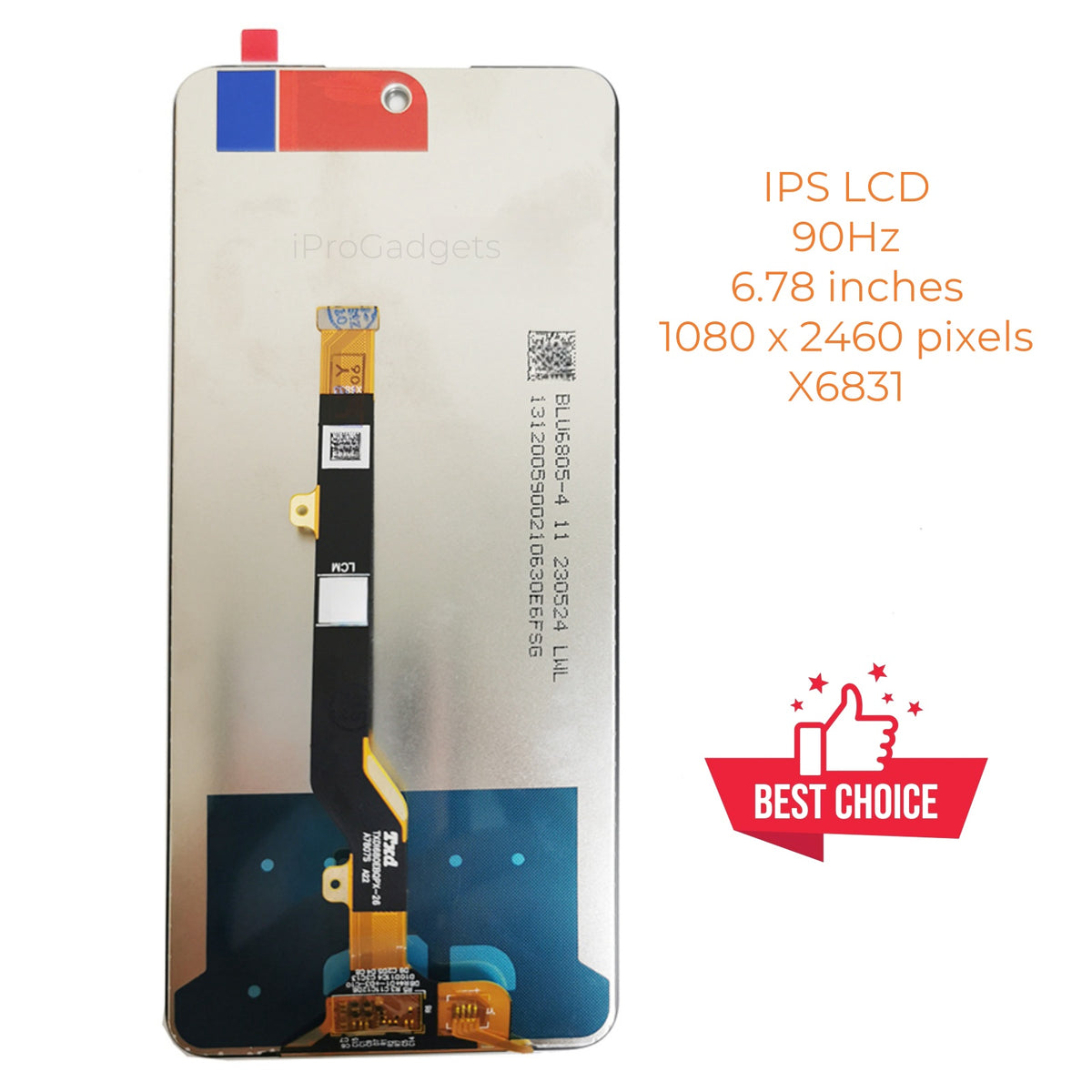 Replacement LCD Display Touch Screen For Infinix Hot 30 X6831 – iProGadgets