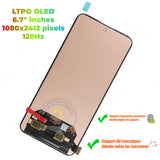 Replacement New Display for Nothing Phone 2 A065 120Hz LTPO OLED Touch Screen Assembly Black