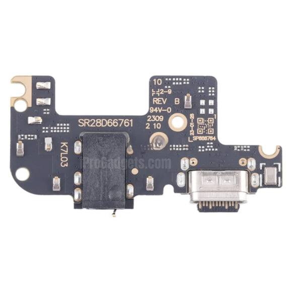 Replacement USB Charger Dock Connector Flex for Moto G Stylus 5G 2023 XT2315-1 XT2315-4 Charging Socket Plate