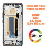 Replacement New Display for Xiaomi Poco X7 Pro 5G 2412DPC0AG 120Hz AMOLED Touch Screen With Frame Assembly