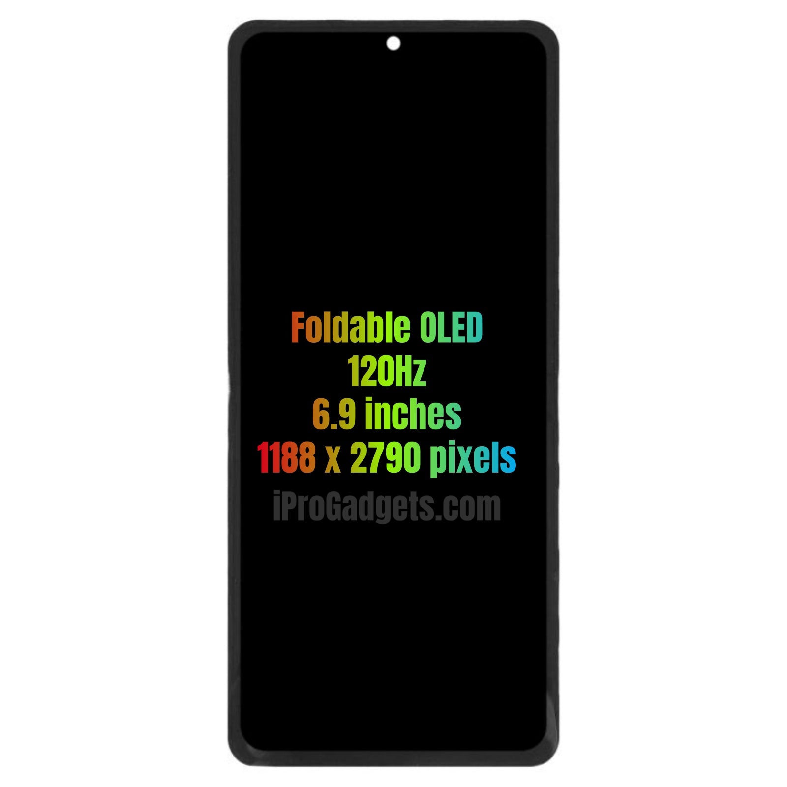 Replacement New Display for ZTE Libero Flip A304ZT Foldable OLED