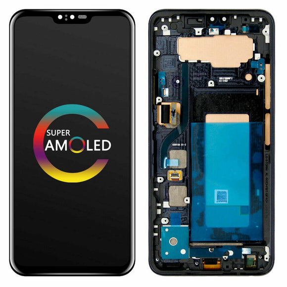 Replacement OLED Display Touch Screen With Frame For LG V40 ThinQ V405 V405UA