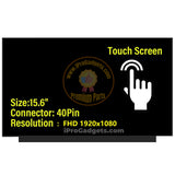 Replacement New Display for Lenovo Ideapad 1 15IAU7 JVHFC1 PF4SFAMB 15.6 inch LCD Touch Screen Panel