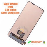 Replacement New Display for Realme X7 Pro 5G RMX2121 RMX2111 Super AMOLED 120Hz Touch Screen Assembly
