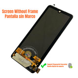 Replacement Display for Xiaomi Redmi Note 10 Pro Max M2101K6I AMOLED Screen Touch Digitizer With Front Frame Assembly