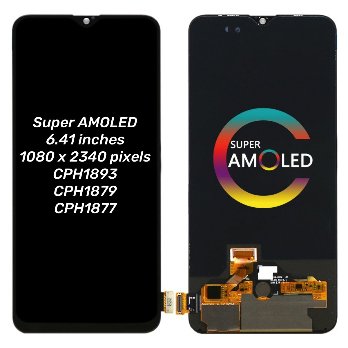 Replacement AMOLED Display Touch Screen For OPPO RX17 Neo R17 Pro