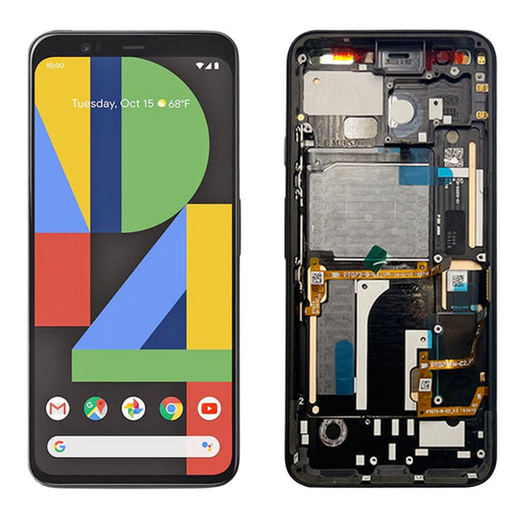 Replacement OELD Display Touch Screen With Frame For Google Pixel 4 G020M G020I
