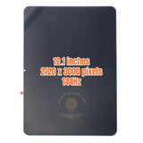 Replacement New Display for OnePlus Pad Pro Pad2 OPD2404 LCD Touch Screen Digitizer Assembly Black