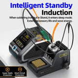 Fnirsi DWS-200 200W Rework Soldering Station C210/C245 Handle with Soldering Helping Hand Electronic Welding Repair Solder Tools