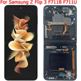 Replacement Foldable AMOLED Touch Screen Display With Frame for SAMSUNG GALAXY Z FLIP3 5G F711B