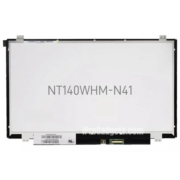 Pantalla LCD de repuesto para ordenador portátil NT140WHM-N41 para ThinkPad T440 T450 T460 T470 T480
