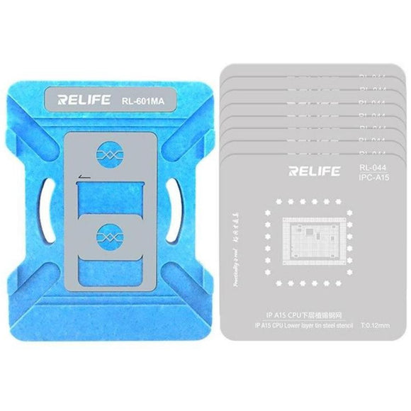 RELIFE RL-601MA RL-044 Universal CPU Reballing Stencil Platform For Android for iPhone