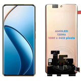 Replacement New Display for Realme 12 Pro+ 5G RMX3840 AMOLED Touch Screen Digitizer with Front Frame Assemby