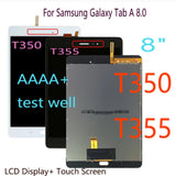 Pantalla táctil LCD de repuesto para Samsung Galaxy Tab A 8.0 T350 T355