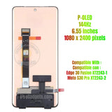 Replacement OLED Display Touch Screen Assembly for Motorola Edge 30 Fusion XT2243-1 For Moto S30 Pro XT2243-2