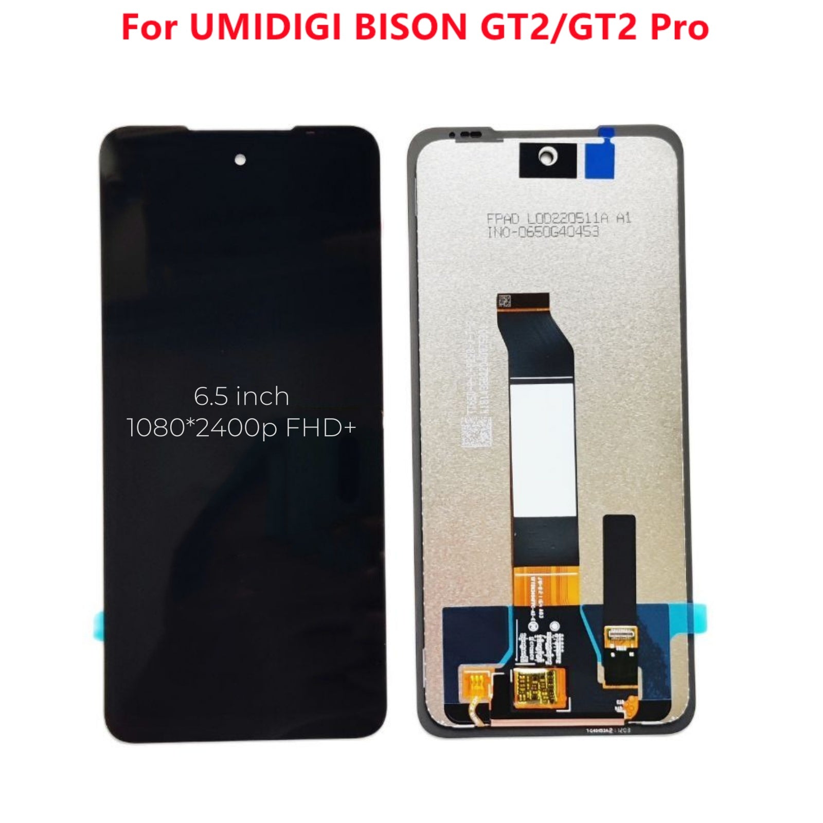 Pantalla LCD UMIDIGI Bison 2021 de 6,3 pulgadas, pantalla táctil 100% probada, Bison GT bison