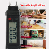 FY8861 Wood Moisture Meter Digital Wood Moisture Detector Professional 2 Pins Wood Humidity Tester Pen-Type Portable Timber