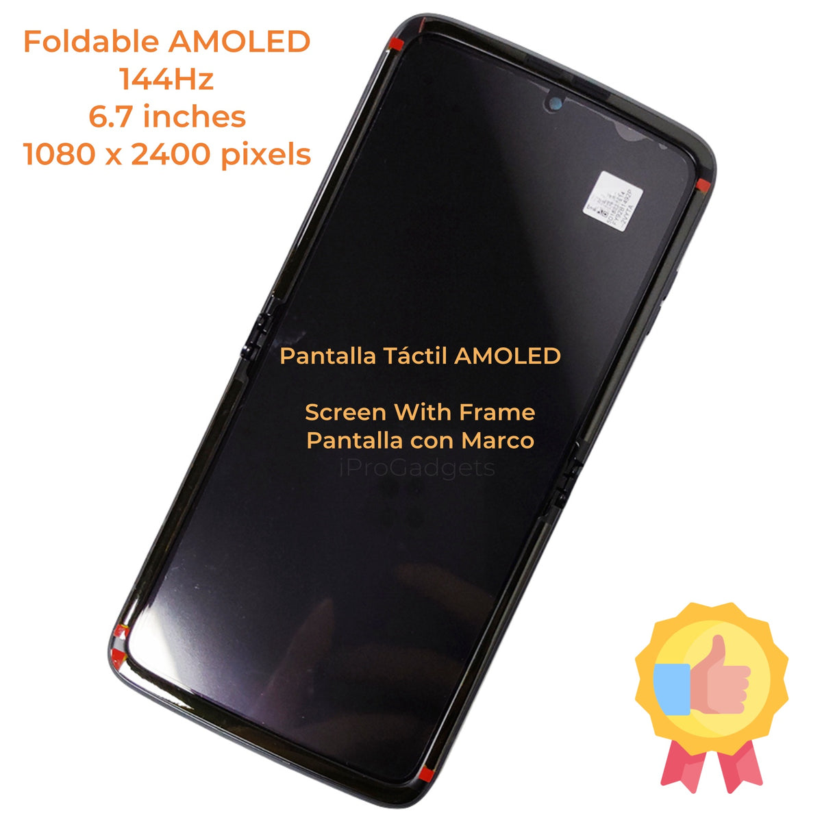 Replacement Foldable AMOLED Display Touch Screen With Frame Assembly ...