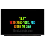 Replacement New Display for Dell G Series G15 5510 5511 5515 Widescreen 15.6 Inch 120Hz Laptop LCD Screen Panel