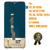 Replacement AMOLED Display Touch Screen for TCL 30 5G T776H 30 T676H 30+ T676K T676J