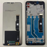 Pantalla táctil LCD de repuesto con marco para TCL 20 SE T671H T671F T671O T671E