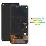 Reemplazo para Google Pixel 4A 5G G025H G6QU3 G025E G025L G025I OLED LCD pantalla táctil montaje negro
