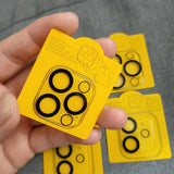 For iPhone 15 Plus Pro Max Camera Tempered Glass 3D Lens Film