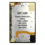 Pantalla táctil de repuesto AMOLED LCD para Samsung Galaxy Tab S7 Plus S7+ T970 T975 T975N T976B 