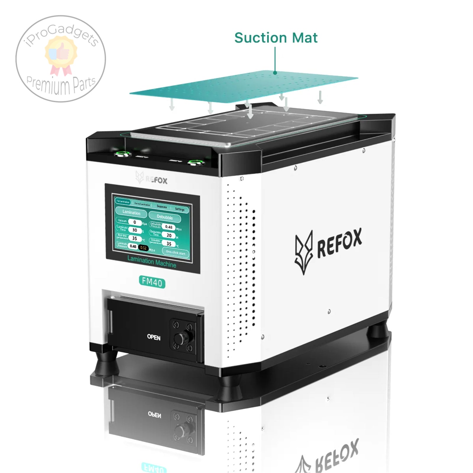 Refox FM40 5 in 1 Multi-function Desktop Laminating Machine for Curve ...