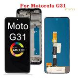 Replacement AMOLED LCD Display Touch Screen With Frame for Motorola Moto G31 XT2173-3