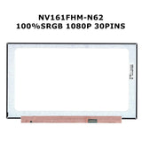 Replacement New Display NV161FHM-N62 TV161FHM-NH0 16.1 inch LCD Screen Panel