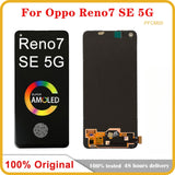 Replacement Original AMOLED LCD Display For OPPO Reno7 SE 5G PFCM00 CPH2371 Reno 7 4G CPH2363 Touch Screen Black