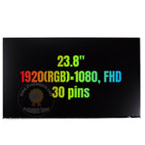 Replacement New Display LM238WF4-SSP1 LM238WF4(SS)(P1) 0K4N3W 23.8 inch LCD Screen LED Panel Non-Touch