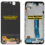 Pantalla táctil de repuesto AMOLED LCD con marco para Xiaomi Redmi Note 11 2201117TI 2201117TG