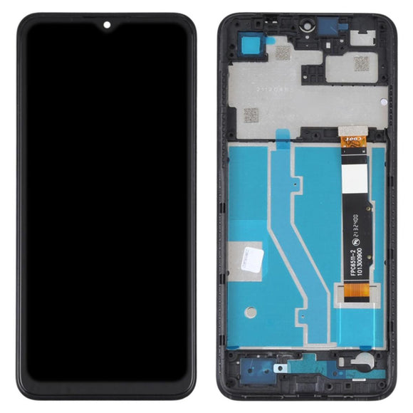 Pantalla táctil LCD de repuesto con marco para TCL 30E 30 E 6127A 6127l 305 306 6102H 6102D