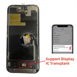 Replacement Soft OLED LCD Screen Display Assembly for iPhone 14 Plus Pro Max 120HZ Support IC Removable 3D Touch Parts DD