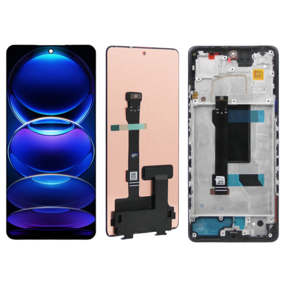 Ersatz für Xiaomi Redmi Note 12 Pro 5G 22101316C 12 Pro+ Plus 22101316UCP AMOLED LCD-Touchscreen-Baugruppe