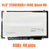 Replacement New Display for HP Elitebook 840 G4 G3 Laptop LCD Screen LED Matrix QHD 2K 14.0 Inch